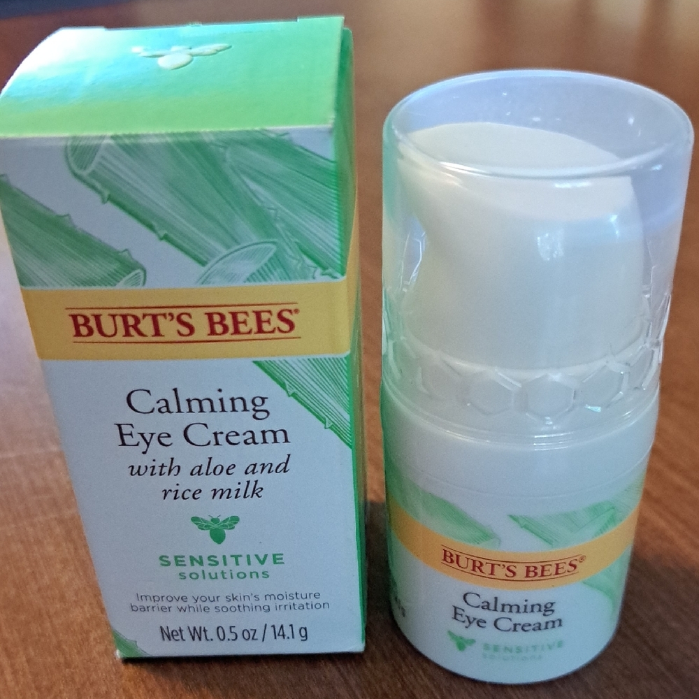Burt's Bees Calming Eye Cream with Aloe and Rice Milk/ BUNDLE ONLYM